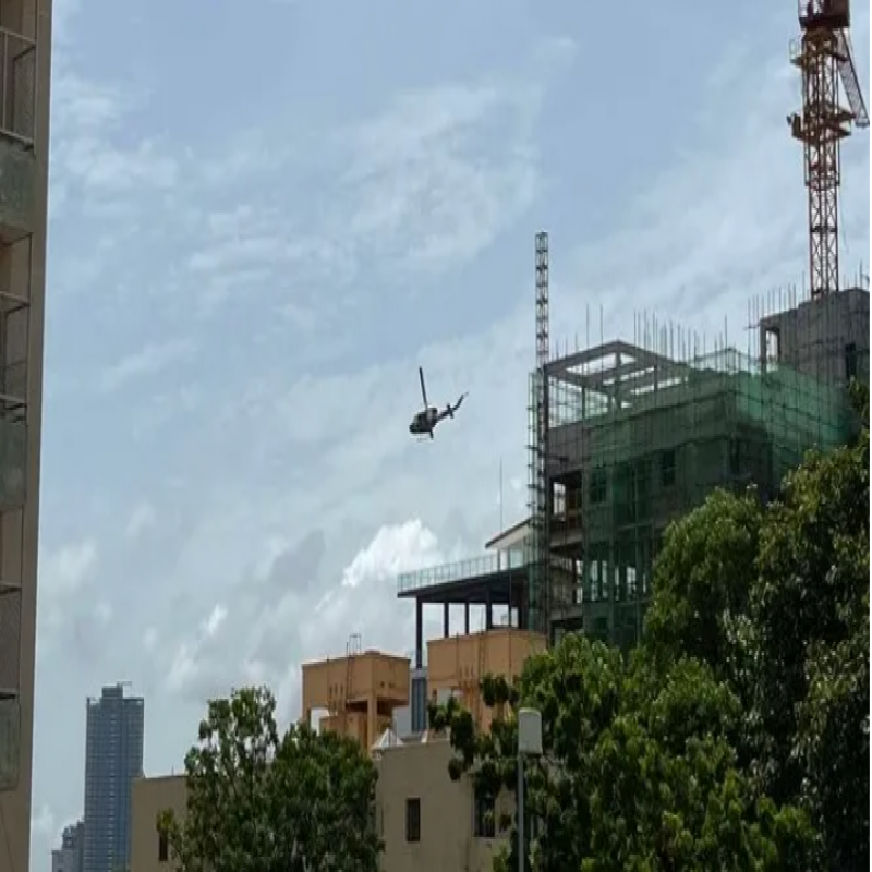 several-helicopters-flying-around-colombo-and-above-the-prime-minister's-office