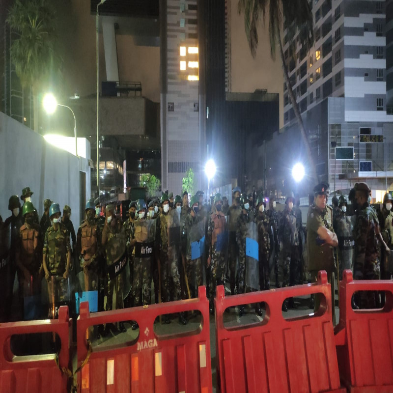a-large-number-of-demonstrators-in-the-area-where-the-roadblock-is-set-up-in-colombo