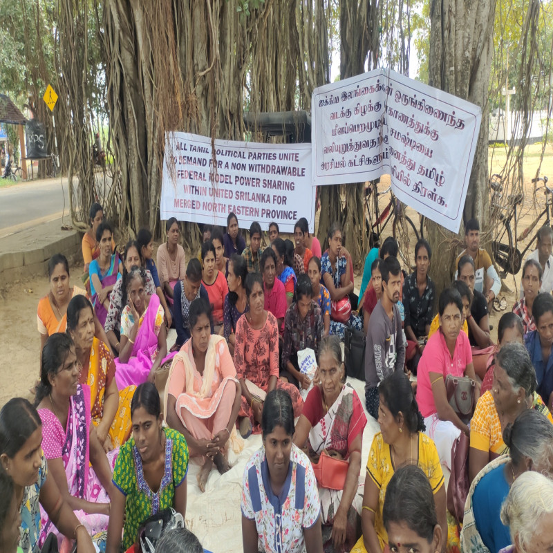 vigilance-protest-in-kilinochchi-for-the-5th-day!