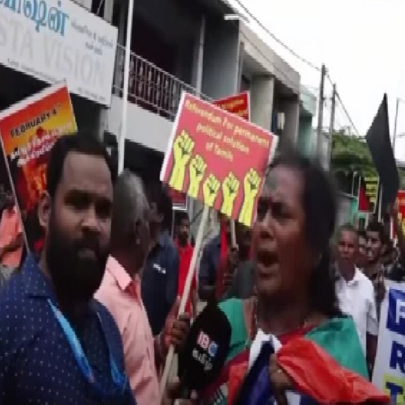 the-sri-lankan-government-is-deceiving-the-tamils-by-shedding-wolf-tears---mother-expressed-aggression-in-the-rally!