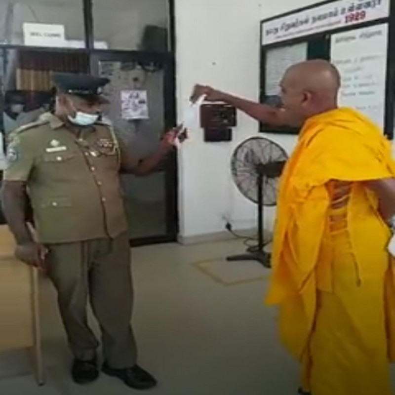 ambitiya-sumana-rathana-thera's-residence-was-targeted-and-fired!-released-information