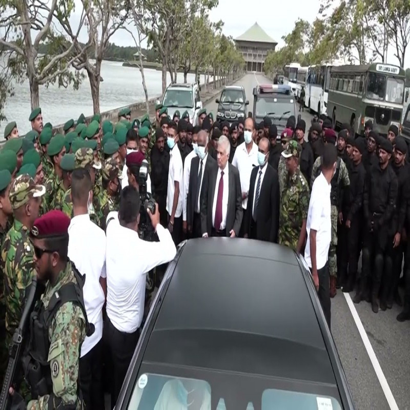 special-security-at-katunayake-airport-when-president-ranil-wickremesinghe-returns-to-the-country