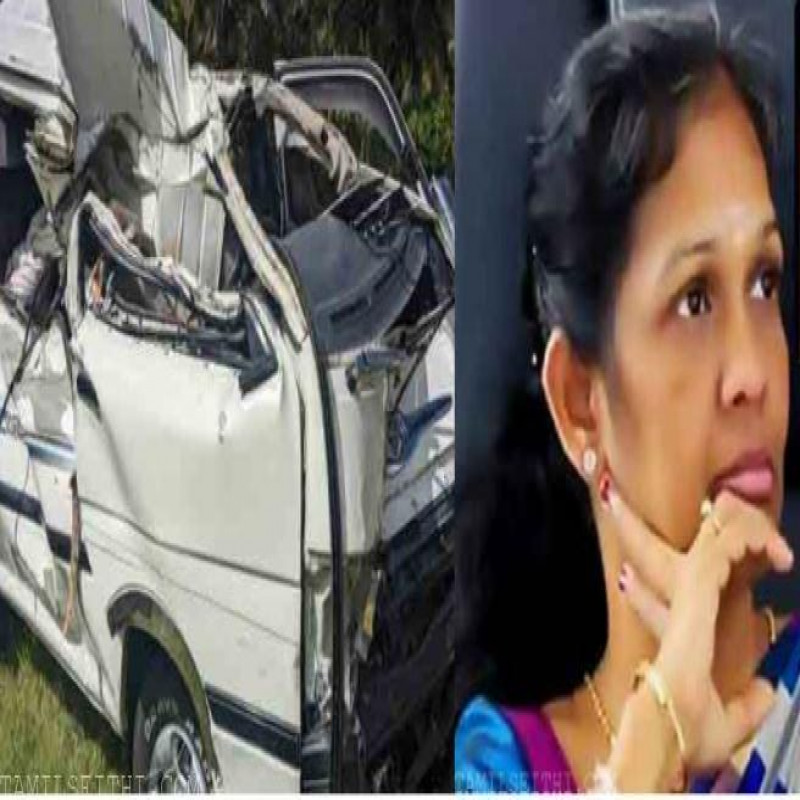 accident-in-puttalam-area---former-mp-vijayakala-maheswaran-injured