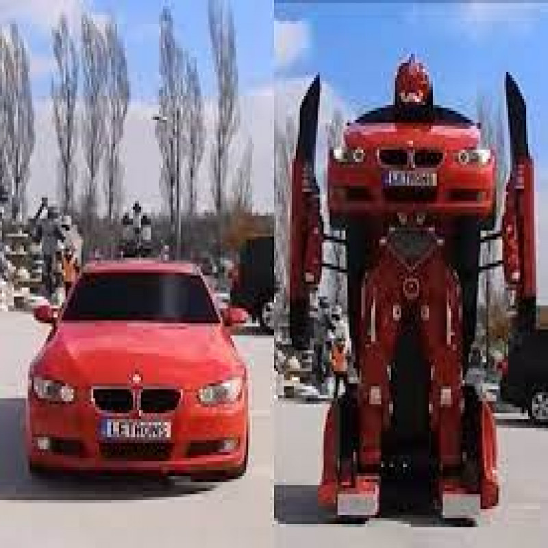 transformation-of-a-bmw-car-into-a-robot