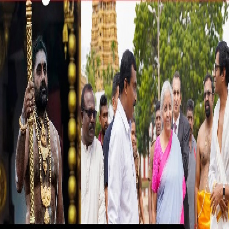 finance-minister-of-india-praised-vishwa-prasanna-gurus-of-nallur-temple...!-'hero'-eulogy