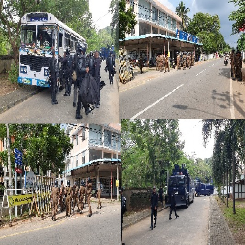 3-arrested-protesting-district-secretariat-jaffna