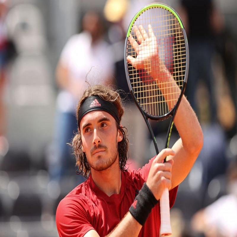 italy-open-tennis-series---tsitsipas-advances-to-quarterfinals