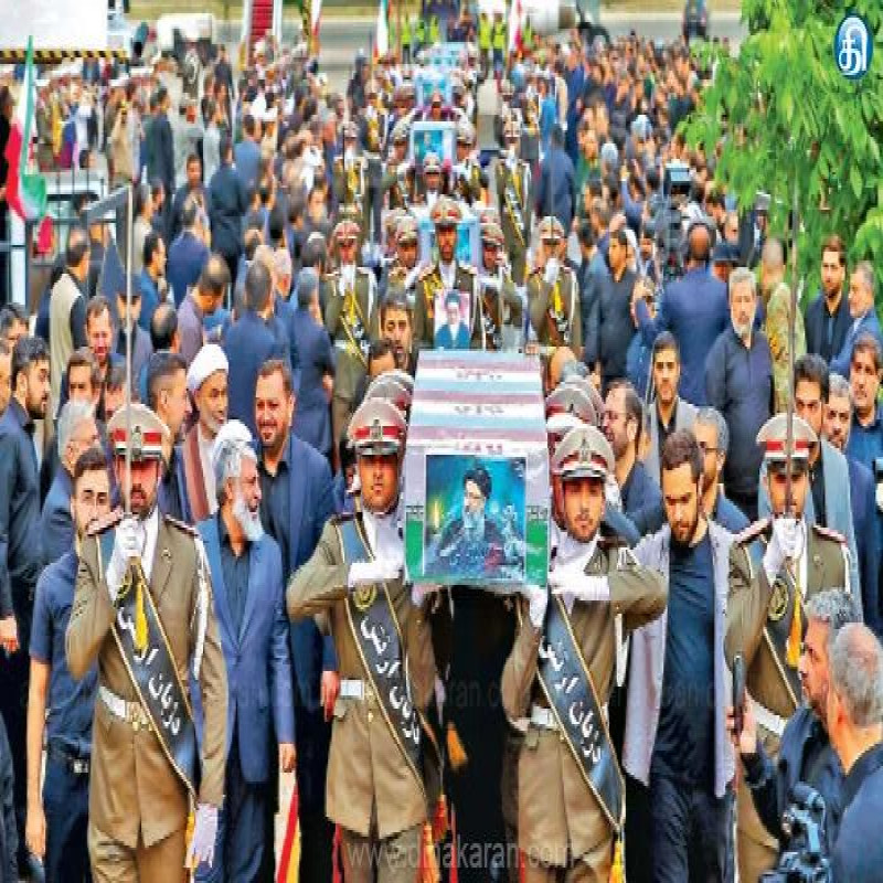 iran-president-ibrahim-raisi's-funeral:-tens-of-thousands-gather-to-pay-tribute