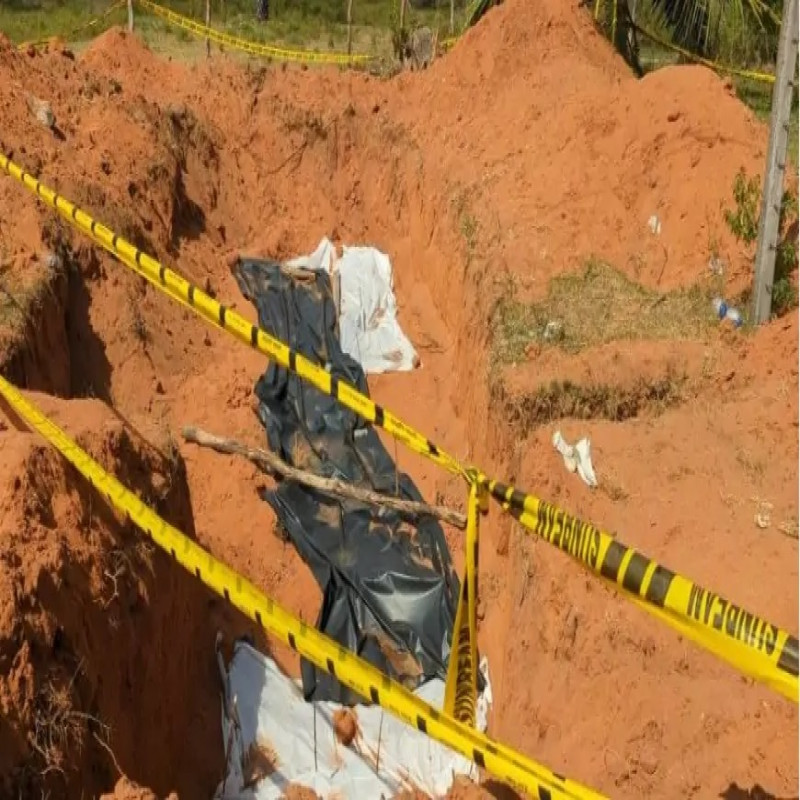 on-the-eighth-day-of-excavation,-two-human-remains-and-a-gun-barrel-were-recovered.