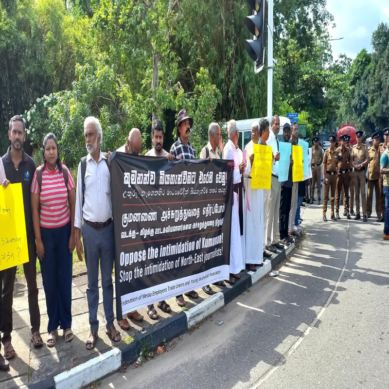 "anura-government-threatens-tamil-journalists."-the-protest-erupted-near-the-parliament