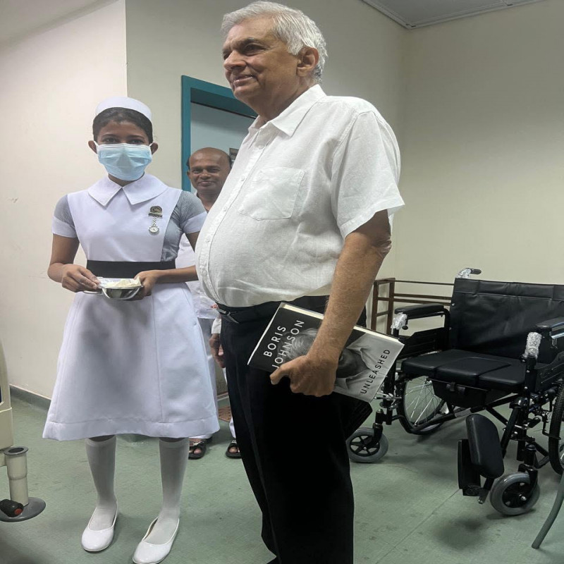 ranil-left-the-hospital:-harin-who-went-directly